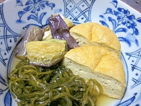 凝縮した味と歯応え☆　「干し茄子の煮物」